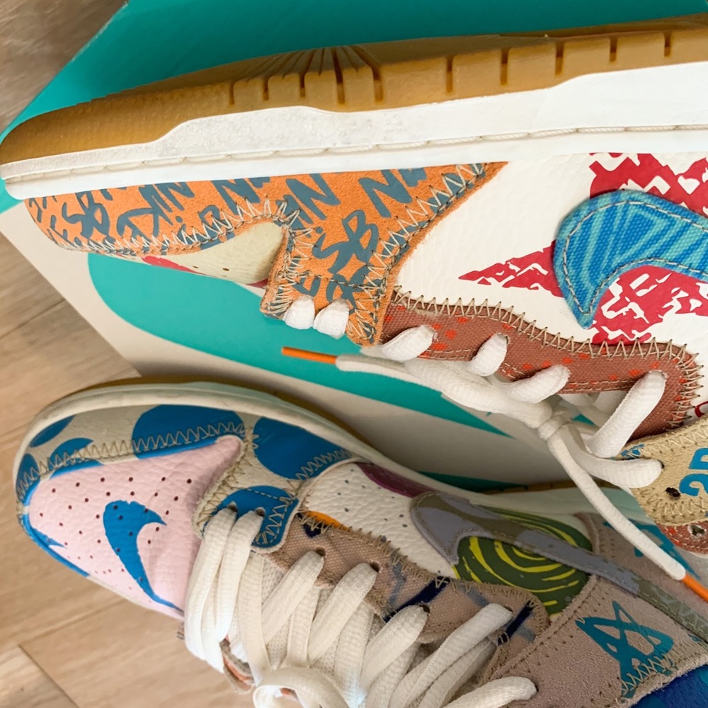 Nike SB Dunk High Thomas Campbell What the Dunk - Picture 7 of 8